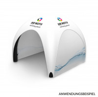 Aufblasbares Werbezelt 3x3 m vollflächig bedruckbar Aufblasbares Werbezelt 3x3 m vollflächig bedruckbar