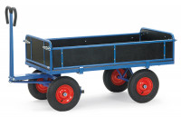 Fetra Handpritschenwagen bis 1000 kg Luftbereifung Wände abklappbar Fetra Handpritschenwagen bis 1000 kg Luftbereifung Wände abklappbar