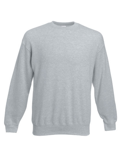 Classic Set-in Sweat individuell bedruckt Heather Grey
