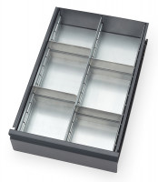Fetra Schubladen-Einteilungs-Set für 1 Schublade von Stahlblech-Werkstattwagen Fetra Schubladen-Einteilungs-Set für 1 Schublade von Stahlblech-Werkstattwagen