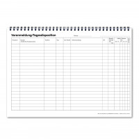 Tages-Terminplaner, DIN A4-Querformat Tages-Terminplaner, DIN A4-Querformat