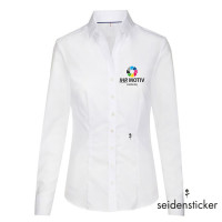 Women's Blouse Slim Fit Long Sleeve individuell bestickt Women's Blouse Slim Fit Long Sleeve individuell bestickt