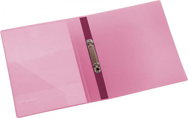 Präsentationsringbuch aus PP 2-Ring rot