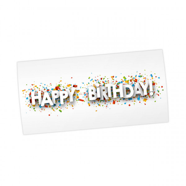 Geburtstags-Maxi-Postkarte, Motiv Happy Birthday_M1