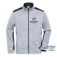 Men's Knitted Workwear Fleece Jacket Strong individuell bestickt Men's Knitted Workwear Fleece Jacket Strong individuell bestickt