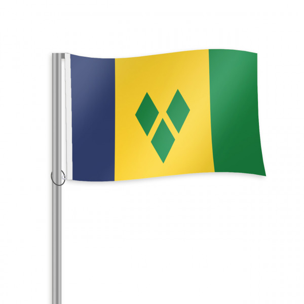 St.VincentunddieGrenadinen Fahne im Querformat kaufen