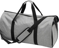 Reisetasche Milano mit integriertem Kleidersack grau-schwarz Reisetasche Milano mit integriertem Kleidersack grau-schwarz