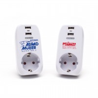 Steckdose mit Dual Port USB-Ladegerät Steckdose mit Dual Port USB-Ladegerät