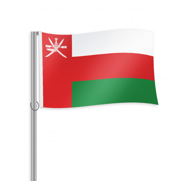 Oman Fahne im Querformat kaufen