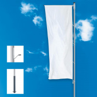 Fahnenmast 7 Meter mit Teleskop Ausleger Fahnenmast 7 Meter mit Teleskop Ausleger
