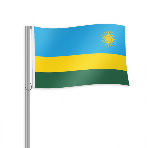 Ruanda Fahne im Querformat kaufen
