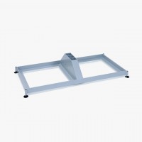 Mobiler Bodenständer aus Aluminium Mobiler Bodenständer aus Aluminium