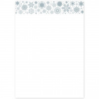 Weihnachts-Briefpapier, Motiv Flocke Weihnachts-Briefpapier, Motiv Flocke