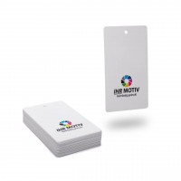 Warenanhänger Kunststoff 300g/m², 100 x 150 mm, vollflächig bedruckbar Warenanhänger Kunststoff 300g/m², 100 x 150 mm, vollflächig bedruckbar