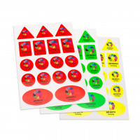Neon Stickerbogen Neon Stickerbogen