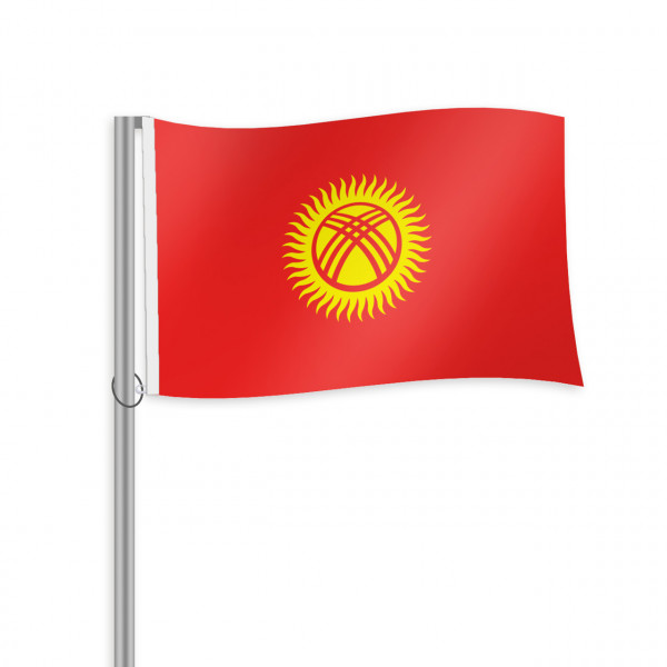 Kirgisistan Fahne im Querformat kaufen