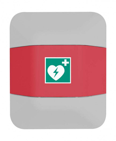 Aufsätze für Aufbewahrungsschränke klein Defibrillator rot