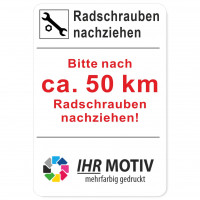 Radschrauben nachziehen Radschrauben nachziehen