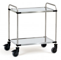 Fetra Edelstahlwagen Ladefläche 800 x 500 mm 2 Böden Fetra Edelstahlwagen Ladefläche 800 x 500 mm 2 Böden