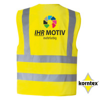 Hi-Vis Safety Vest With 4 Reflective Stripes Hannover individuell bedruckt Hi-Vis Safety Vest With 4 Reflective Stripes Hannover individuell bedruckt