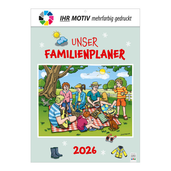 Bildkalender Unser Familienplaner Deckblatt
