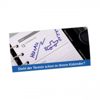Maxi-Postkarte HU/AU-Erinnerung, Motiv Termin Maxi-Postkarte HU/AU-Erinnerung, Motiv Termin