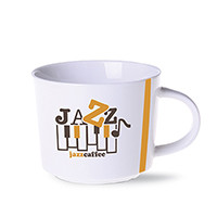 Lucas small Tasse aus Porzellan weiß