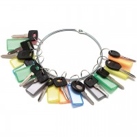 Großer Schlüsselring 150 mm Warenring, mit Haken-Schnellverschluss Großer Schlüsselring 150 mm Warenring, mit Haken-Schnellverschluss