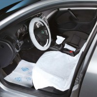 Einweg-Fahrzeugschutz-Artikel-Set PKW, im Umbeutel Einweg-Fahrzeugschutz-Artikel-Set PKW, im Umbeutel