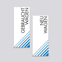 Fahnen 120 x 300 cm, blau Fahnen 120 x 300 cm, blau