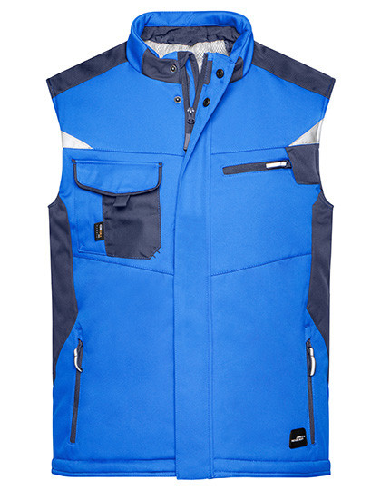 Craftsmen Softshell Vest Strong individuell bestickt Royal