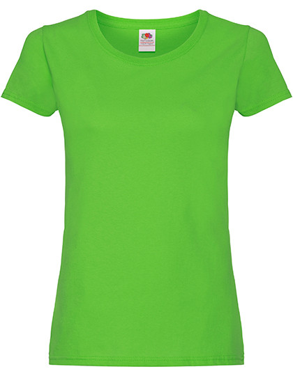 Ladies Original T individuell bedruckt Lime