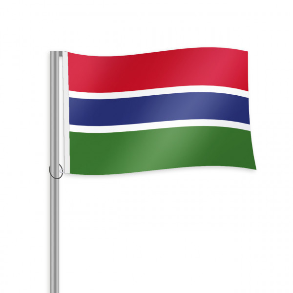 Gambia Fahne im Querformat kaufen