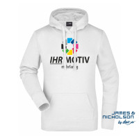 Ladies Hooded Sweat individuell bedruckt Ladies Hooded Sweat individuell bedruckt