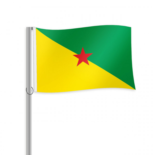 Franzoesisch-Guayana Fahne im Querformat kaufen