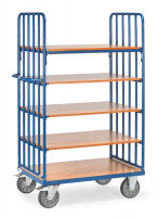 Fetra Etagenwagen Rohrstreben 5 Böden Höhe 1800 mm Fetra Etagenwagen Rohrstreben 5 Böden Höhe 1800 mm