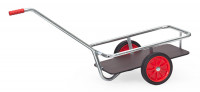Fetra Handwagen Vollgummiräder mit wasserfestem Sperrholzboden feuerverzinkt Fetra Handwagen Vollgummiräder mit wasserfestem Sperrholzboden feuerverzinkt
