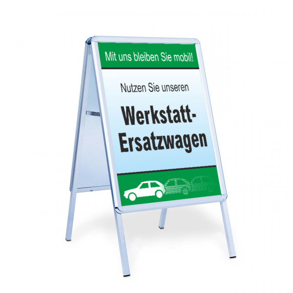 Plakat DIN A0 "Werkstatt-Ersatzwagen"