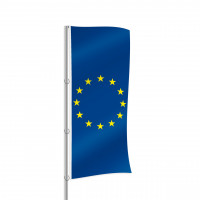 Europa Fahne 120 x 300 cm Hochformat EU Flagge Europa Fahne 120 x 300 cm Hochformat EU Flagge