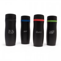 Thermobecher Crema aus Stahl, Korpus schwarz Thermobecher Crema aus Stahl, Korpus schwarz