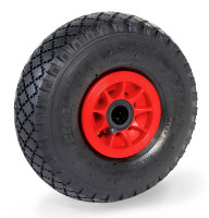 Fetra Luftrad 260 x 85 mm "fetra" Kunststoff-Felge rot, NL 75, Bo 25 Fetra Luftrad 260 x 85 mm "fetra" Kunststoff-Felge rot, NL 75, Bo 25