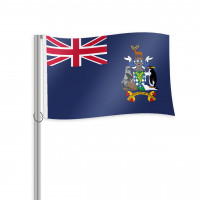 SuedgeorgienunddieSuedlichenSandwic Fahne im Querformat kaufen SuedgeorgienunddieSuedlichenSandwic Fahne im Querformat kaufen