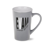 Fresh Cool Tasse aus Keramik grau/weiß Fresh Cool Tasse aus Keramik grau/weiß