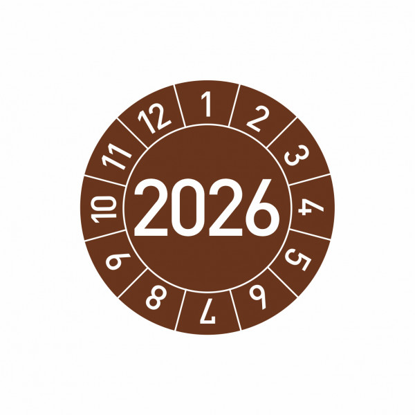 Prüfplaketten Jahreszahl