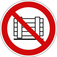 Verbotsschild Nichts abstellen oder lagern Aluminium20 cm Verbotsschild Nichts abstellen oder lagern Aluminium20 cm