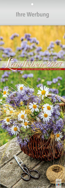 Streifenkalender Landleben, Ausgabe 2027 Deckblatt