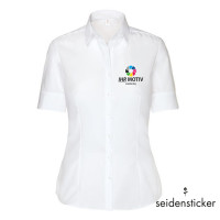 Women's Blouse Regular Fit Short Sleeve individuell bestickt Women's Blouse Regular Fit Short Sleeve individuell bestickt