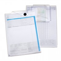 Auftrags-Schutzhüllen DIN A4, mit Unterlagen-Fach, leichte Ausführung, PVC transparent Auftrags-Schutzhüllen DIN A4, mit Unterlagen-Fach, leichte Ausführung, PVC transparent
