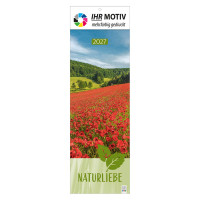 Streifenkalender Naturliebe, Ausgabe 2027 Deckblatt Streifenkalender Naturliebe, Ausgabe 2027 Deckblatt