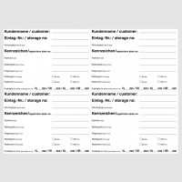 Ersatzetiketten DIN A6 (DIN A4 perforiert) Ersatzetiketten DIN A6 (DIN A4 perforiert)